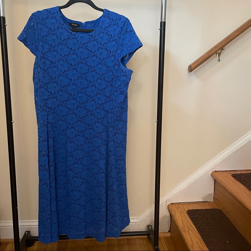 Alfani Blue Lace Dress